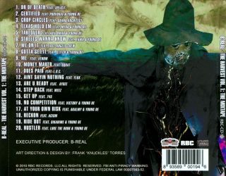 B-Real - The Harvest Vol.1 The Mixtape (Back)