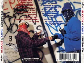 Bloods & Crips - Bangin' On Wax (Back)