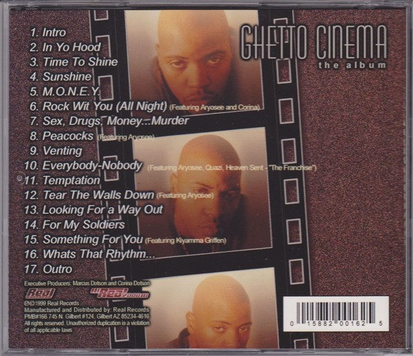 Cinque - Ghetto Cinema (Back)