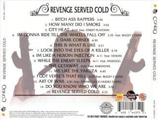 Conejo - Revenge Served Cold (Back)