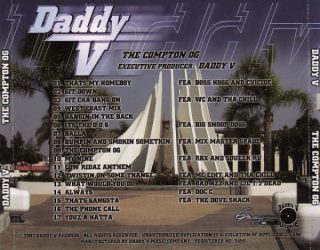 Daddy V The Compton OG Back