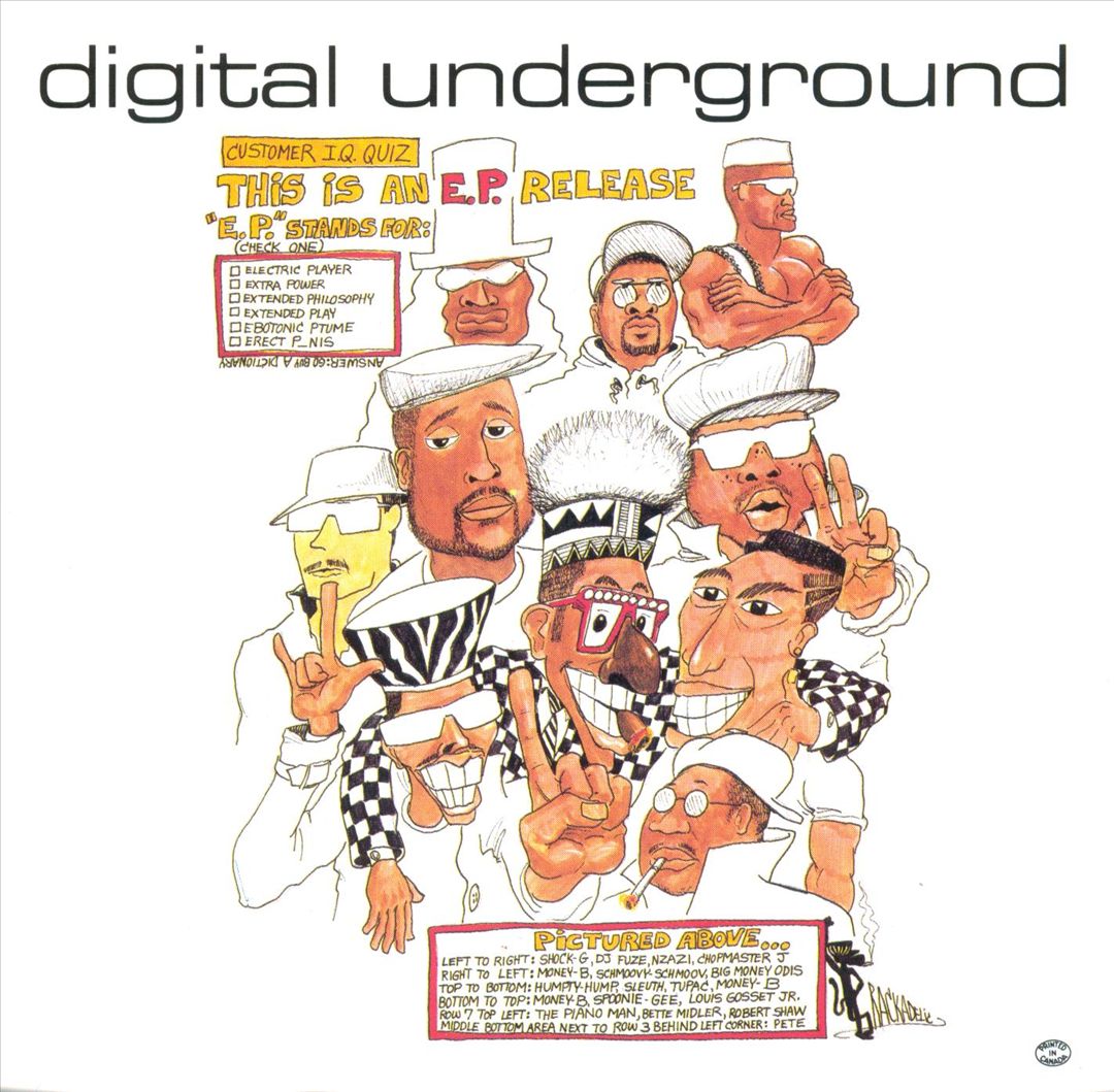 Digital Underground - This Is An E.P. Release (Front)