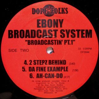 Ebony Broadcast System - Broadcastin' Pt. 1 (Side B)