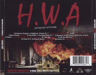 Eddi Projex - H.W.A. (Hittaz Wit Attitude) Straight Outta Oakland (Back)