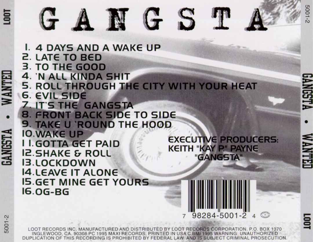 Gangsta's Debut Album 