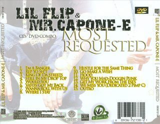 Lil' Flip & Mr. Capone-E - Most Requested (Back)
