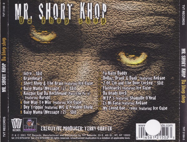 Mr. Short Khop - Da Khop Shop (Back)