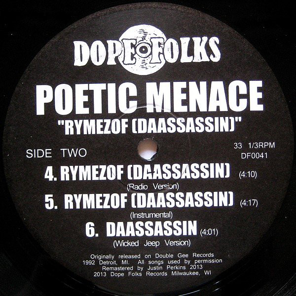 Poetic Menace - Rymezof (Daassassin) [Side B]