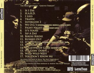 Reyes Bros - Ghetto Therapy (Back)