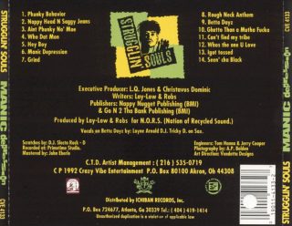 Strugglin' Souls - Manic Depression (Back)