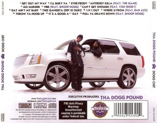 Tha Dogg Pound - Dogg Chit (Back)
