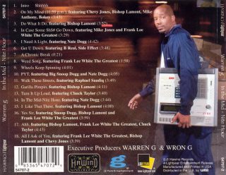 Warren G - In The Mid-Nite Hour (Back)